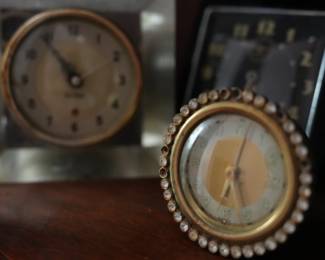 Vintage Desk Clocks/Travel Clocks