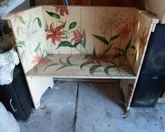 Hand Painted Bench