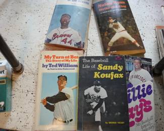 Baseball Paperback Books, Baseball Cards and Football Cards at this house also, text me for info