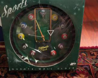 Billardball Clock