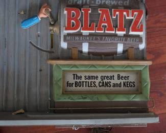 Blatz Beer Sign