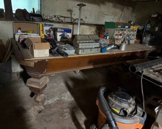 Antique Pool Table