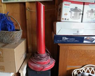 Wood Christmas Candle Stick, (2)