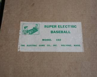 Super Electric Baseball Game