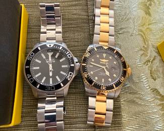 Several nice new Invicta men’s watches