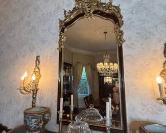 Electrified Sconces, Rococo Mirror
