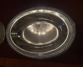 Silver plate bowl