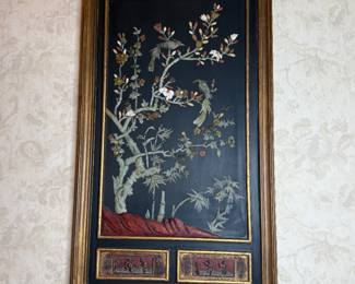 Large Panel with ornate Jade detail