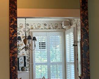 Tortoise over Gold Leaf Mirror