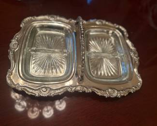 Silver Plate serving dish
