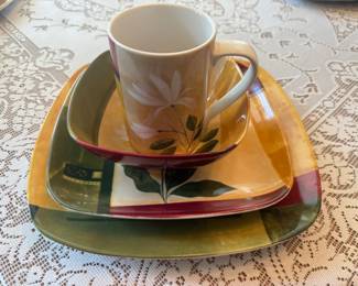 4 place settings casual china