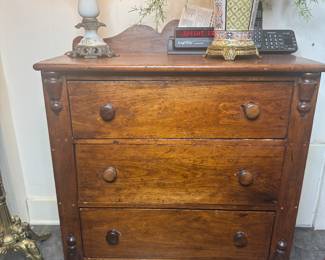 Antique 3 drawer chest