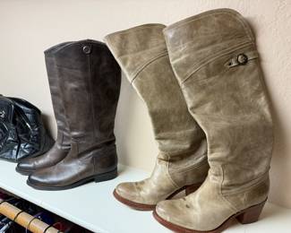 Frye leather boots 
