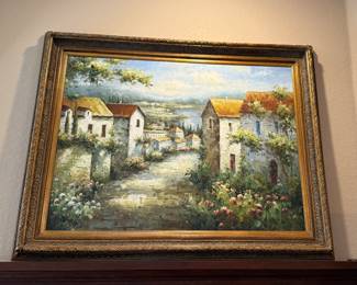 Oil painting approximate 30” X 36” 