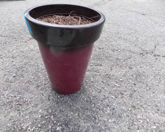 Tall flower pot