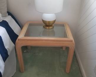 End table & table lamp
