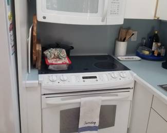 GE microwave oven mfg. 11/2007; GE electric range