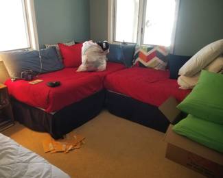 Two twin beds