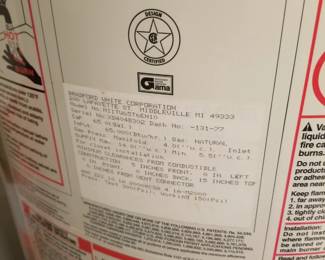 65 gallon GAS hot water heater