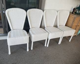 All weather wicker chairs - 5 available