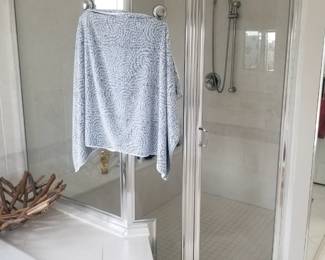 Glass shower surround