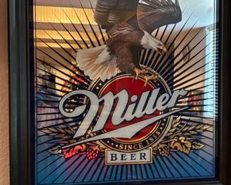 Miller Beer American Bald Eagle Mirror