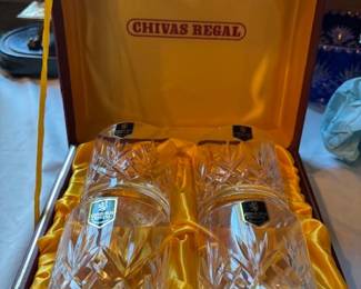 Vintage Chivas Regal Whiskey Glasses
