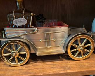 Burbon Bar Car Music box and Decantur Set - Novelty Car Collector