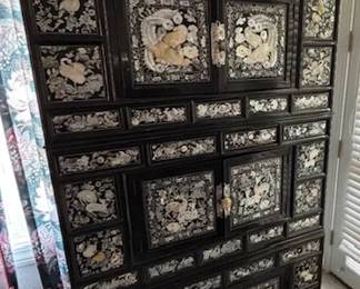 Korean Amoire with Mother-of-Pearl Inlay