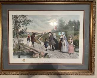 Vintage "Sunday Morning in Sleepy hollow"