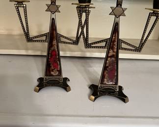 Vintage Brass Israel Judaica Shabbat