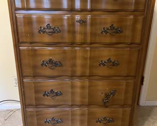 Cerise Fruitwood Chest of Drawers