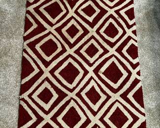 Burgundy Accent Rug