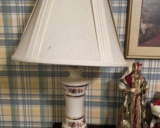 Vintage Floral Lamp