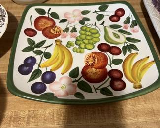 Vintage Platter Hand Painted