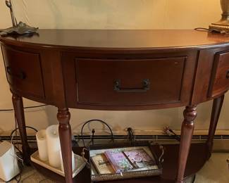Half Moon Entry Table