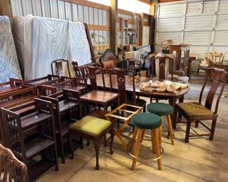 Multiple Chair, Tables and Bed Head Boards and Frames
