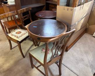 Chairs and Tables
