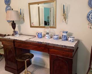 Antique buffet server