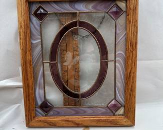 Signed Stained Glass $24.00