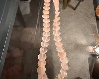 Pink Stone Necklace $6.00