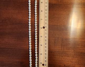 Faux Pearl Necklace $8.00