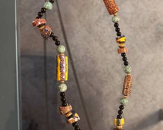 Glass Beaded Necklace $8.00