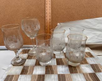 Libbey Christmas Glasses $12.00