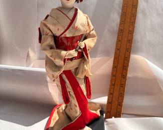 Japanese Doll on Stand $12.00