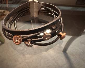 Leather Magnetic Bracelet $3.00