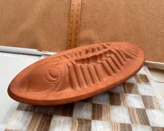 Terra Cotta Fish Baking Dish $25.00