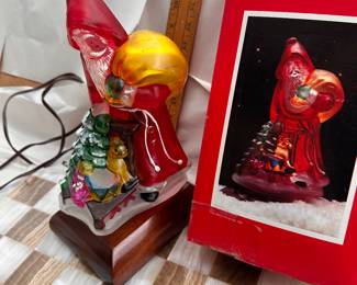 Light Up Santa Lamp $18.00