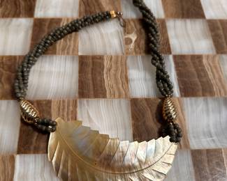 Large Leaf Necklace $5.00