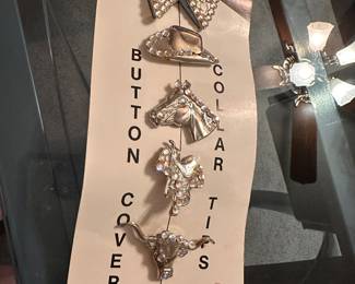 Western Theme Button Covers $3.00